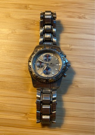Reloj Lotus Chronograph 15723 vintage de acero