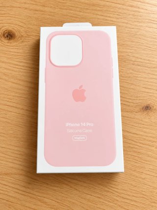 Cover iPhone 14 Pro in Silicone MagSafe Rosa Pastello