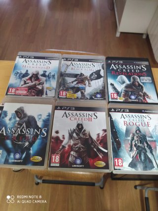 Colección 6 Juegos Assassin's Creed (PS3)