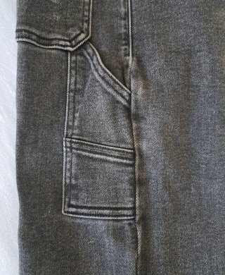 Jeans bambina nero