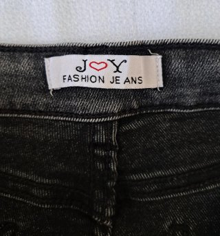 Jeans bambina nero