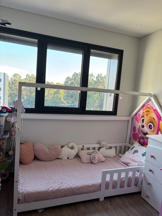 Cama Infantil Estilo Casinha Branca