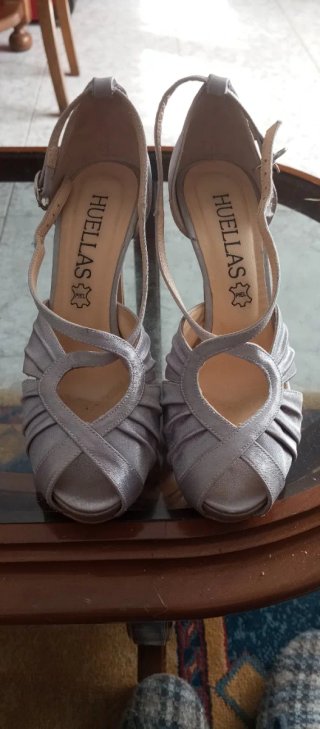 Zapatos de vestir Huellas gris perla
