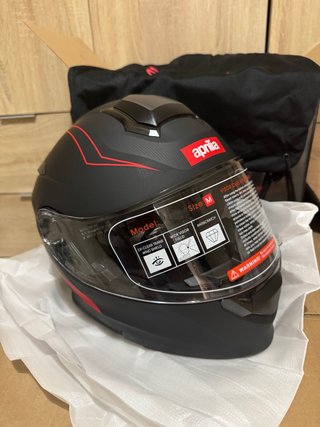 Casco Modular Aprilia Talla M Negro