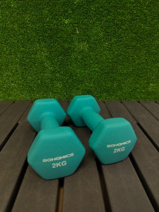 Set 2 Mancuernas 2kg Neopreno Songmics SYL904Q01