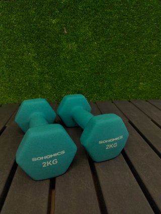 Set 2 Mancuernas 2kg Neopreno Songmics SYL904Q01