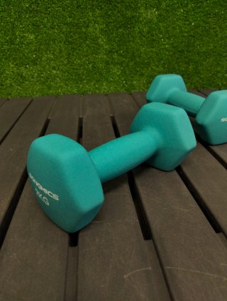 Set 2 Mancuernas 2kg Neopreno Songmics SYL904Q01
