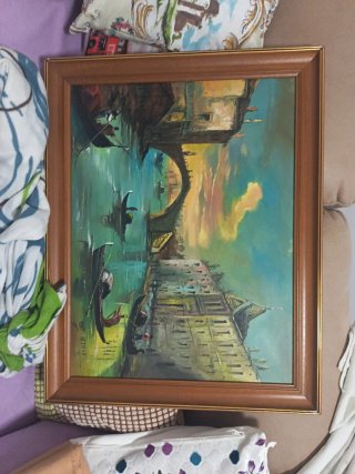 Cuadro al óleo de Venecia