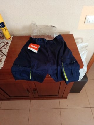 Pantalón corto de trabajo Velilla azul