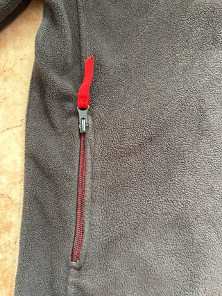 Chaqueta de Forro Polar Gris Talla 140-156