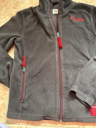 Chaqueta de Forro Polar Gris Talla 140-156