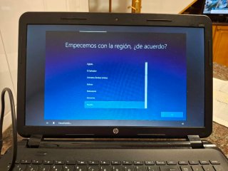 Portátil HP 250 G2 ( Intel Core !5).Formateado