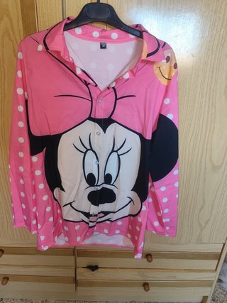 Camisa Minnie Mouse Rosa Talla M