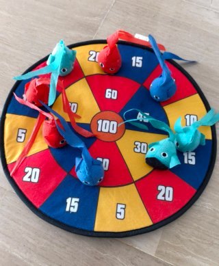 Diana de Velcro Infantil con 8 Pelotitas