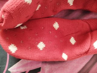 Calcetines Antideslizantes Minnie con etiqueta