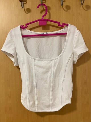 Top Blanco Bershka