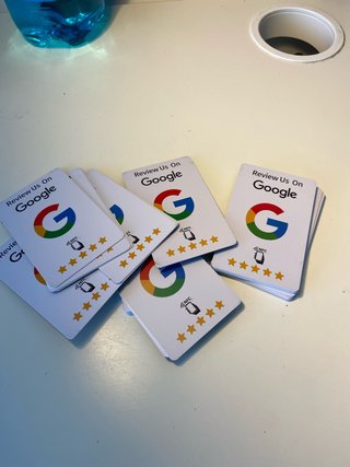 30 Carte Recensione Google NFC