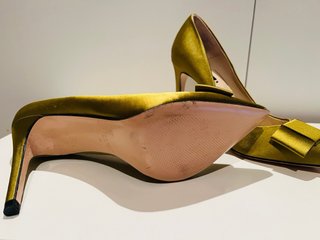 Zapatos verde lazo talla 38