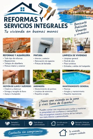 Limpieza y mantenimiento de viviendas