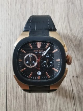 Orologio Breil Milano Cronografo Nero Oro BW0369
