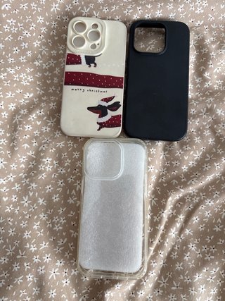 Lote de 3 Fundas para iPhone 15 Pro
