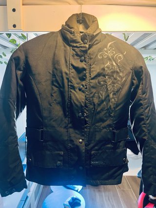 Chaqueta Moto Onbrain Negra Mujer