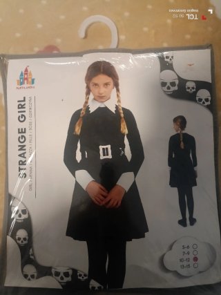 Disfraz Miércoles Addams Partilandia