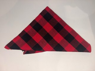 Pañuelo de Cuadros Rojo y Negro