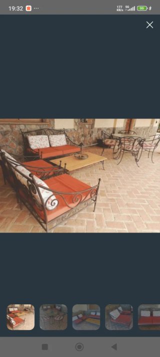 Set di 3 mobili da esterno