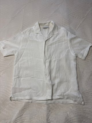 Camiseta Lino Verano Blanca