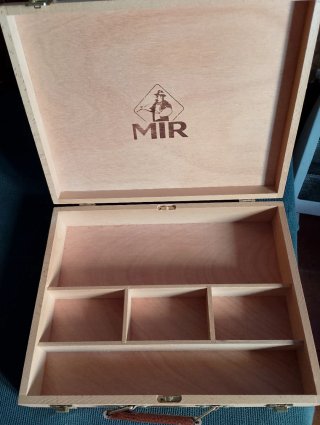 Maletín de pinturas de Madera MIR,material artisti