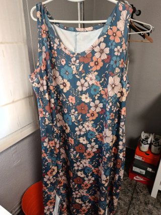 Vestido floral talla grande