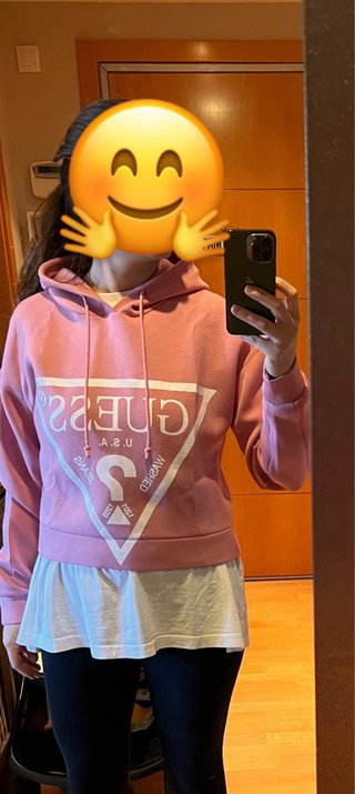 Sudadera Guess Rosa Talla M