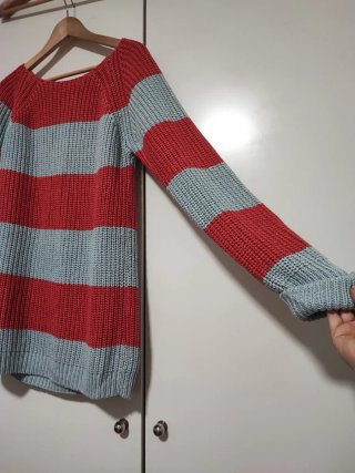 Jersey de punto rayas mujer Talla 42