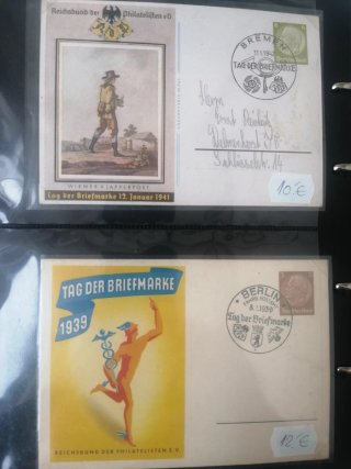 Collezione di Cartoline e Francobolli Antichi