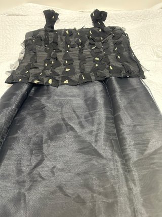 Conjunto de Fiesta Falda y Top Negro