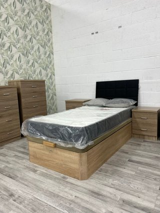 Cama con Canapé y Arcón 90x190.