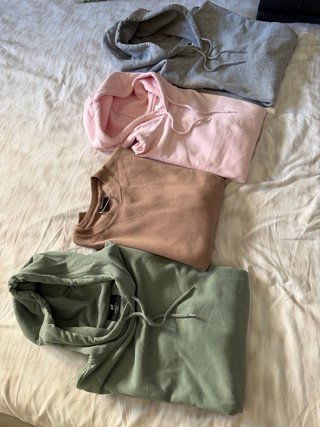 Lote de 6 sudaderas Mango, Pull&Bear y H&M