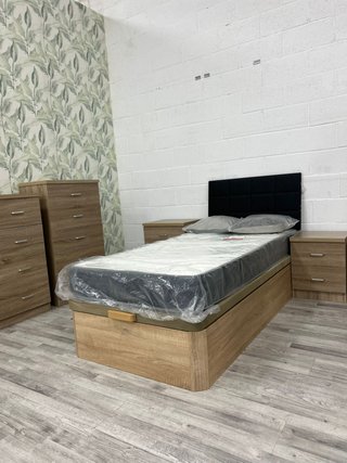 Cama con Canapé y Arcón 90x190