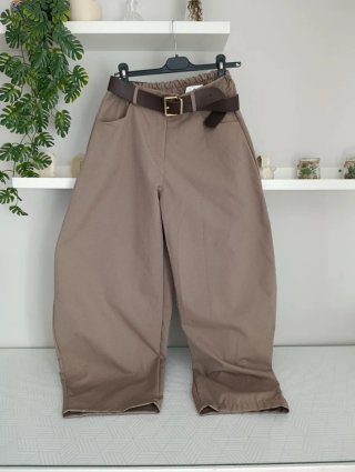 Pantalón Balloon Marrón