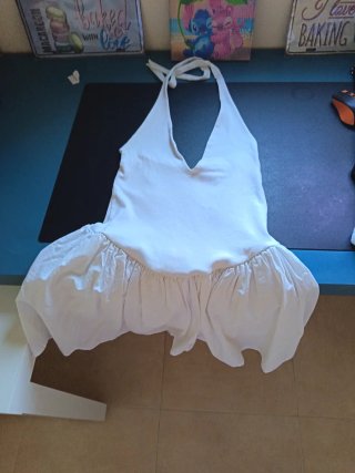 Vestido blanco Zara