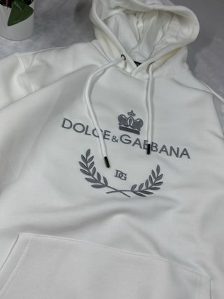 Sudadera D&G Blanca con Logo