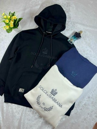 Sudadera D&G Blanca con Logo