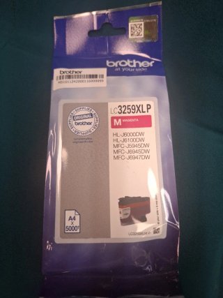 Cartucho Tinta Magenta Brother LC3259XLP