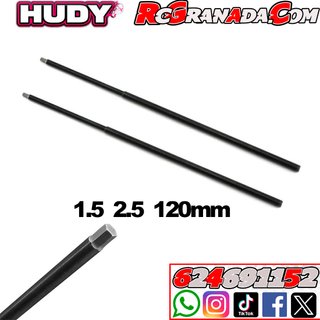 HUDY PUNTAS DESTORNILLADOR 1.5-2.5MM X120MM