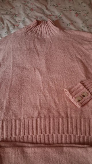 Jersey de Cuello medio Rosa