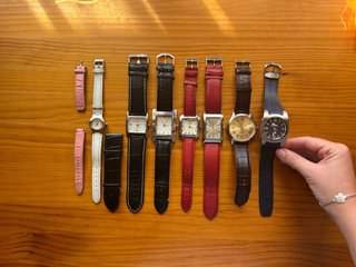 Pack de 7 relojes y 2 correas de repuesto