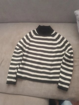 Jersey Green Coast Rayas Cuello Alto