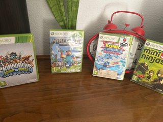 Lote Xbox 360: Skylanders, Minecraft, Sonic, Mini