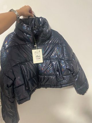 Chaqueta Acolchada Pull&Bear Negra Talla S